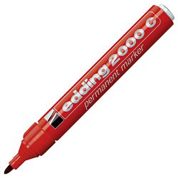 Marker permanentni 1,5-3 mm okrugli vrh Edding 2000C crveni