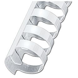 Spirala plastična fi-45 mm oval pk50 Fornax bijela
