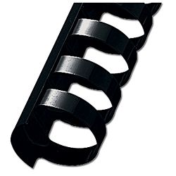 Spirala plastična fi-51 mm oval pk50 Fornax crna
