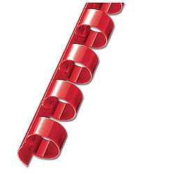 Spirala plastična fi-28mm pk50 Fornax crvena