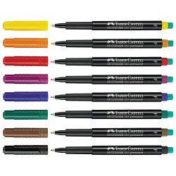 Marker permanentni 0,6 mm Multimark Faber-Castell 151309/8boja