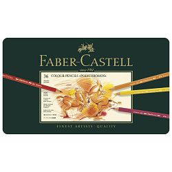 Boje drvene  36boja metalna kutija Polychromos Faber-Castell 110036