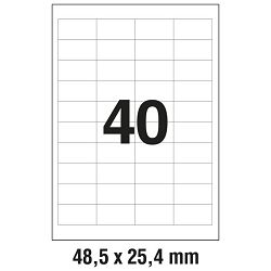 Etikete ILK  48,5x25,4 mm pk100L Zweckform 3657