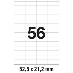 Etikete ILK  52,5x21,2 mm pk100L Zweckform 3668