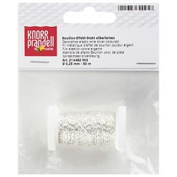 Žica ukrasna srebrna fi-0,25mmx 50m-špula Knorr Prandell 21-6482902 blister