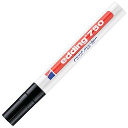 Marker permanentni lakirajući 2-4 mm Edding 750 crni