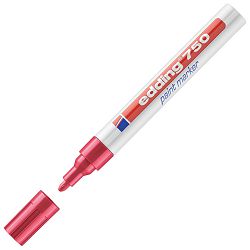 Marker permanentni lakirajući 2-4 mm Edding 750 crveni