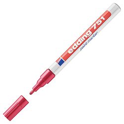 Marker permanentni lakirajući 1-2 mm Edding 751 crveni