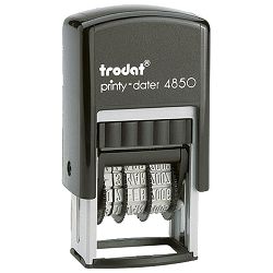 Printy-Datumar H-3,8 mm+tekst ploča 25x5 mm Trodat 4850