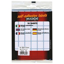 Etikete slep  22x17mm pk10L Markin 10018 blister