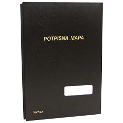 Mapa potpisna s prozorom 3006 Fornax crna