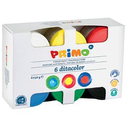 Boja tempera za ruke   50g u čaši 6boja Primo 226TD50S