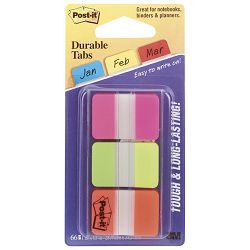 Zastavica 25,4x38mm 3bojex22L super čvrste Post-it 3M.686-PGO blister