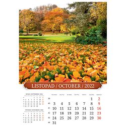 Kalendar "Priroda 2023" 13 listova, spirala