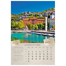 Kalendar "Razglednice Hrvatske 2023" 13 listova spirala