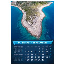 Kalendar "Biseri Jadrana 2023" 13 listova, spirala