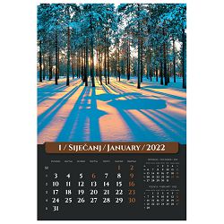 Kalendar "Šumska priča 2022" 13L, spirala!!