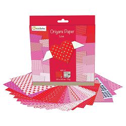 Papir Origami 20x20cm 70g pk60 Love Avenue Mandarine Clairefontaine OR500O!!