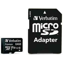 Kartica memorijska micro SDXC 64GB Verbatim 44084 blister