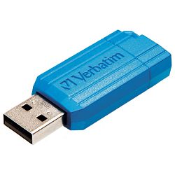 Memorija USB 32GB 2.0 PinStripe Verbatim 49057 plava blister