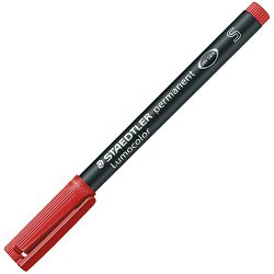 Marker permanentni 0,4 mm reciklirani Lumocolor Staedtler 313-2 crveni