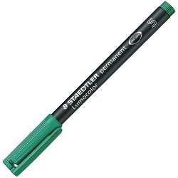 Marker permanentni 0,4 mm reciklirani Lumocolor Staedtler 313-5 zeleni