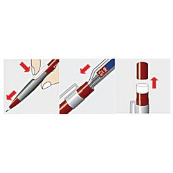 Olovka tehnička 0,5mm grip Graphite Staedtler 762 05-2 crvena!!