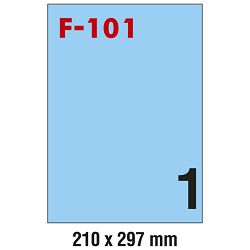 Etikete ILK 210x297mm pk100L Fornax F-101 plave