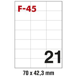 Etikete ILK  70x42,3mm pk100L Fornax F-45