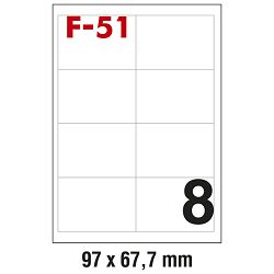 Etikete ILK  97x67,7 mm pk100L Fornax F-51