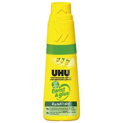 Ljepilo univerzalno   35ml bez otapala Twist&Glue Renature UHU.46340 zeleno