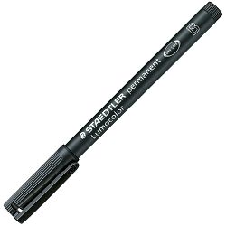 Marker permanentni 1-2,5 mm reciklirani Lumocolor Staedtler 314-9 crni