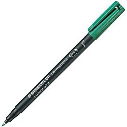 Marker permanentni 0,6 mm reciklirani Lumocolor Staedtler 318-5 zeleni