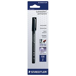 Marker permanentni 0,6 mm reciklirani Lumocolor Staedtler 318-9 BKDA crni blister