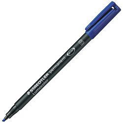 Marker permanentni 1-2,5 mm reciklirani Lumocolor Staedtler 314-3 plavi