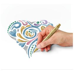 Marker nepermanentni 1-2 mm pk5 Metallic Design Journey Staedtler 8323-S BK5 sortirano blister