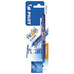 Roler gel 0,7 mm Frixion ball clicker piši-briši Pilot BLRT-FR7-L plavi blister