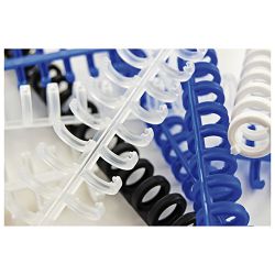 Spirala plastična klik fi- 8 mm pk50 GBC 388002E bijela