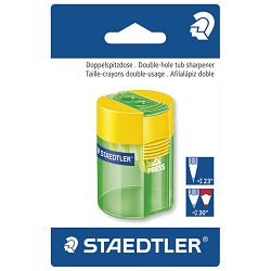 Šiljilo metalno s pvc kutijom 2rupe Staedtler 512 006 BK blister