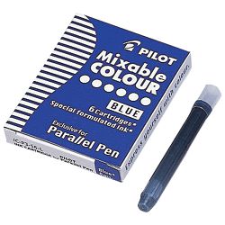 Tinta za nalivpero patrone Parallel pen pk6 Pilot IC-P3-S6 plava
