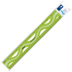 Ravnalo pvc 30 cm fleksibilno nelomljivo Staedtler 562 30UF-S blister