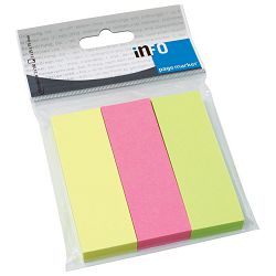 Zastavica 25x75 mm 3bojex100L papir Global Notes 5671-39-pk3 sortirano blister