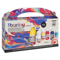 Boja akrilna za tehniku izlijevanja 100ml 5boja Pouring Primo 4002P5S