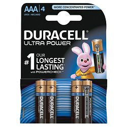 Baterija alkalna 1,5V AAA Ultra pk4 Duracell LR03 blister