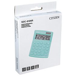 Kalkulator komercijalni 10mjesta Citizen SDC-810NRGNE zeleni blister
