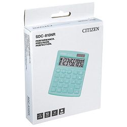 Kalkulator komercijalni 10mjesta Citizen SDC-810NRGNE zeleni blister!!