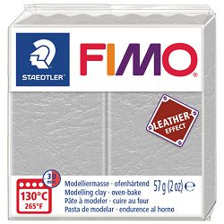 Masa za modeliranje   57g Fimo Effect Leather-effect Staedtler 8010-809 siva 