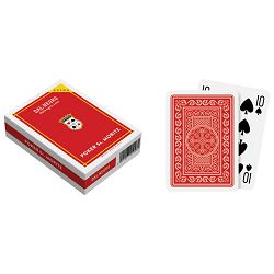 Karte igraće za poker St.Moritz extra - Dal Negro crvene