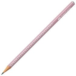Olovka grafitna B Sparkle Faber-Castell 118234 svijetlo roza