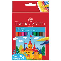 Flomaster školski  12boja Faber-Castell 554201 blister